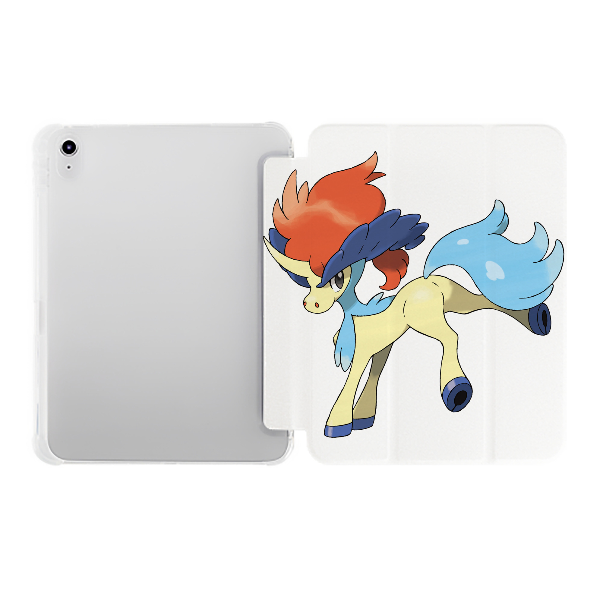 （画像用） ポケットモンスター Pokémon IPad ケース ペン収納付き 三つ折りスタンド PUレザー×シリコン 対応機種9.5/10.5/10.9インチ